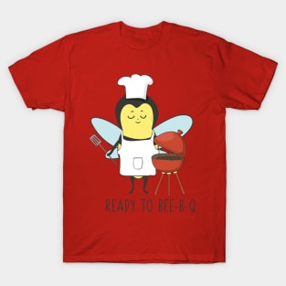 Ready to Bee-B-Q, Funny BBQ Bee T-Shirt